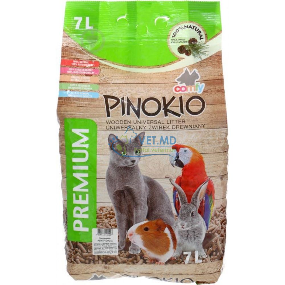 Comfy Pinochio, Absorbant universal din lemn , 7L