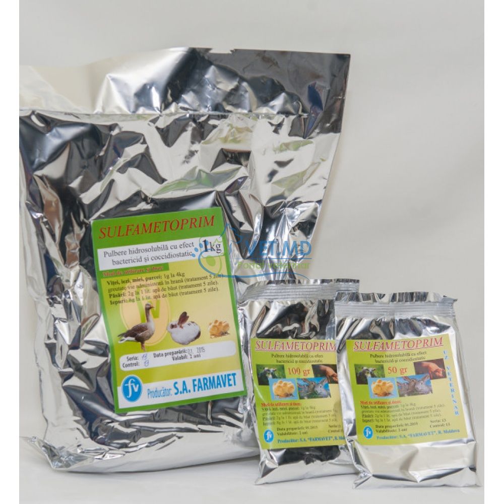 Sulfametoprim pulbere, 50 g