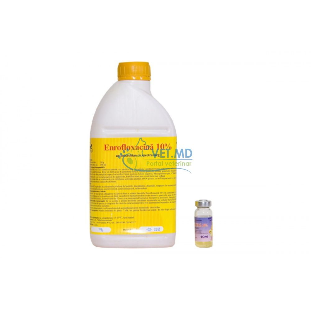 Энрофлоксацин 10%, 10 ml