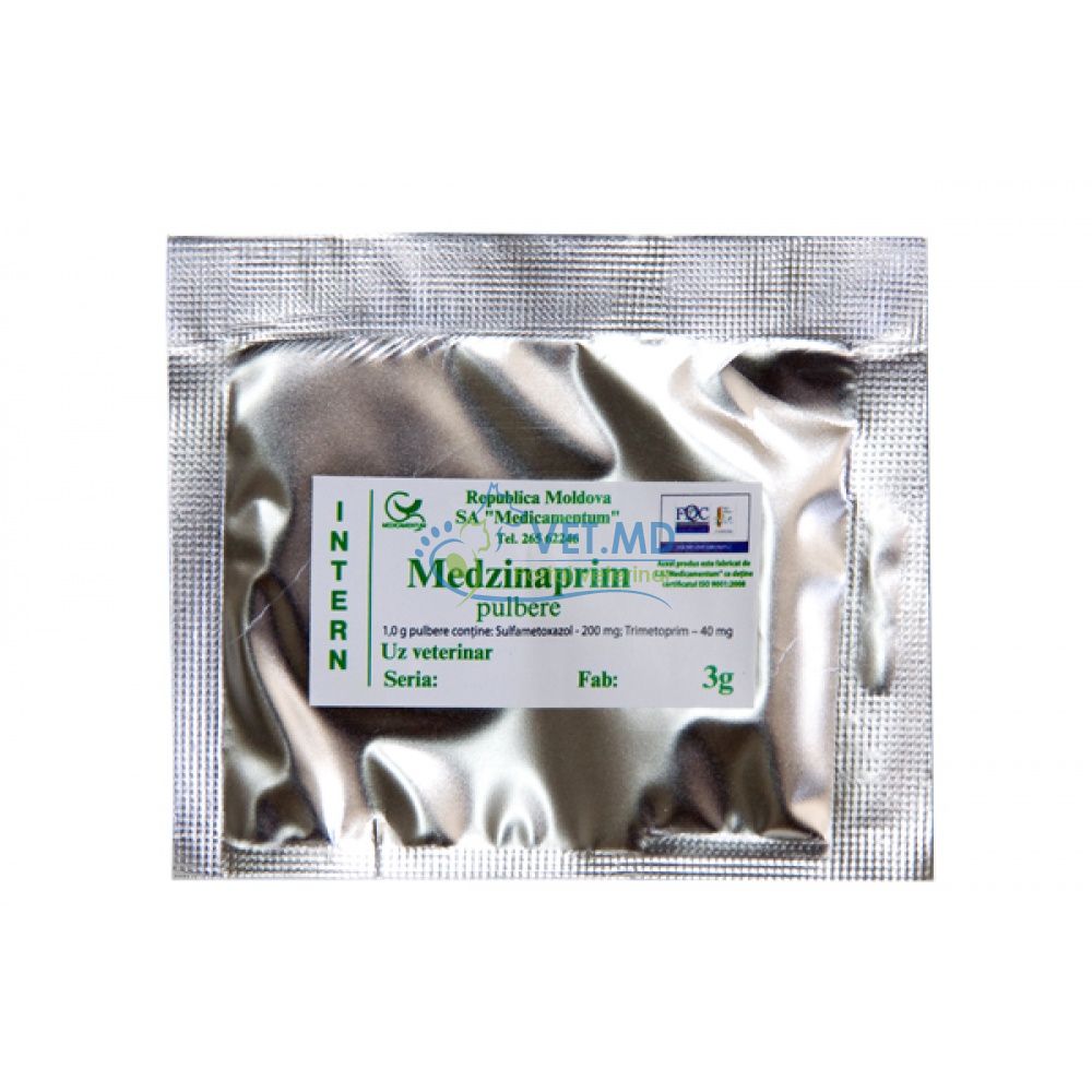 Medzinaprim pulbere, 3 g