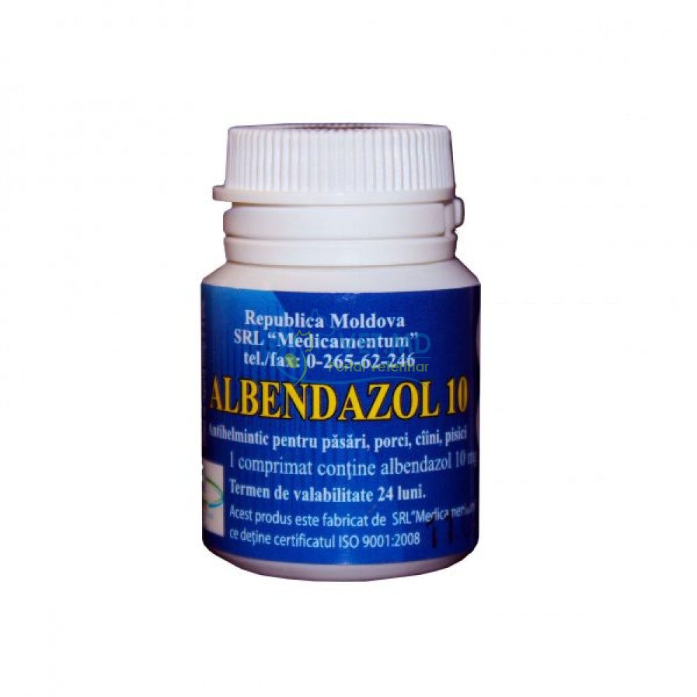 Альбендазол 10, 100 таблетки