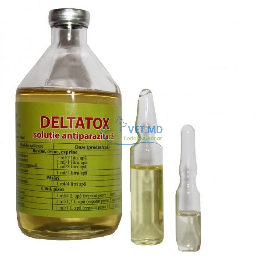 Deltatox soluție antiparazitară 10 ml