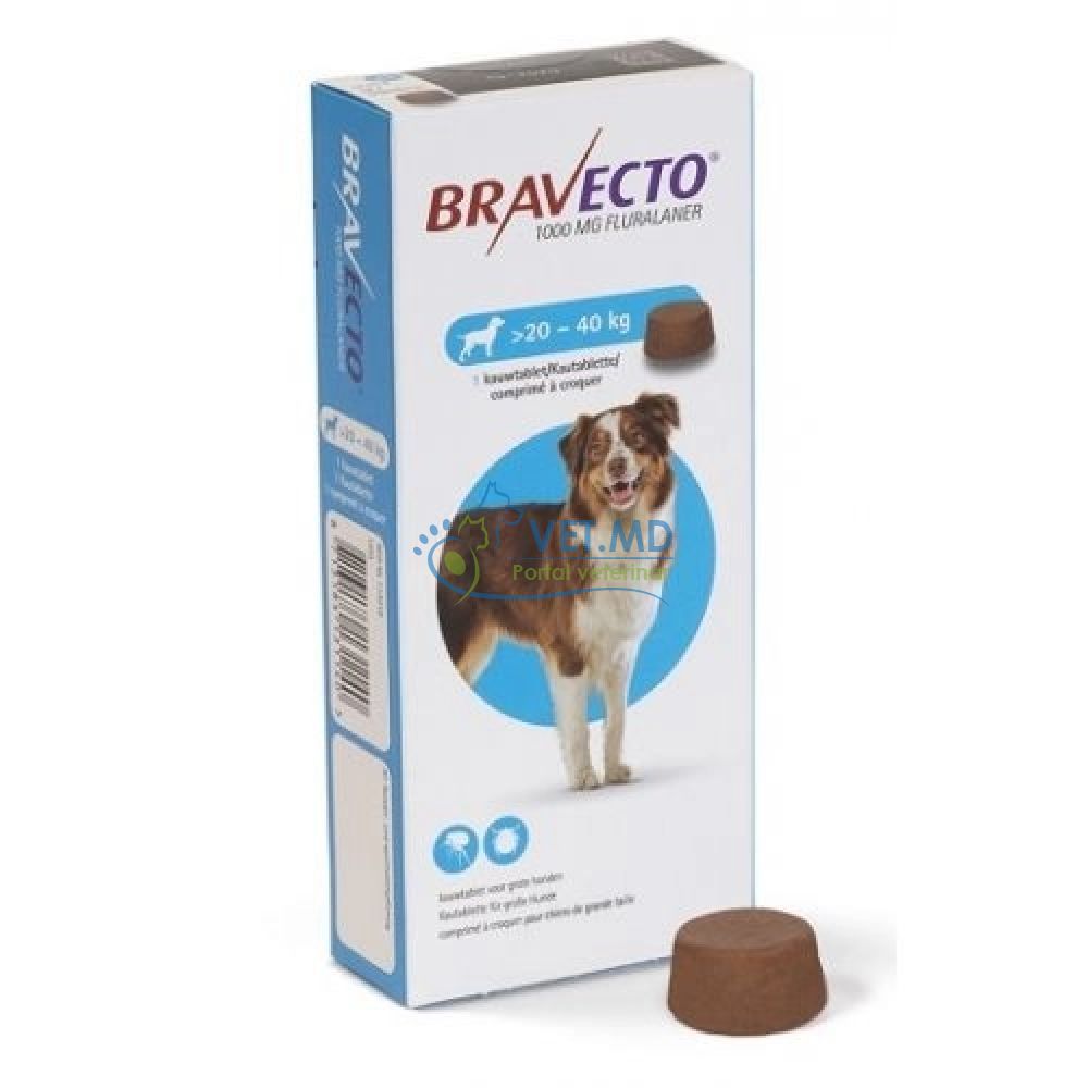 Bravecto pentru ciini 20-40 kg