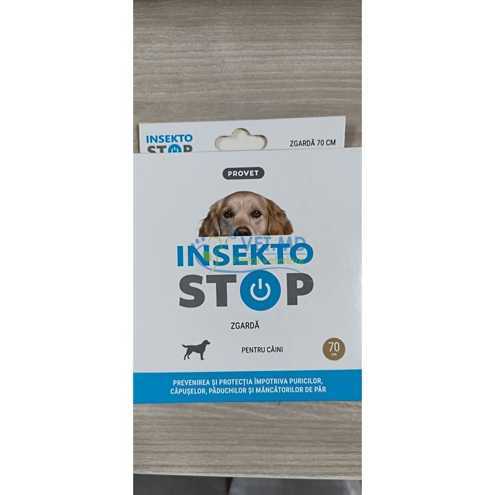 Ошейник Insectostop от блох и клещей для кошек и мелких собак, 70 см