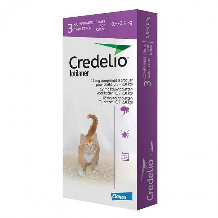 CREDELIO 12mg pisici 0.5-2kg 3tb MOV