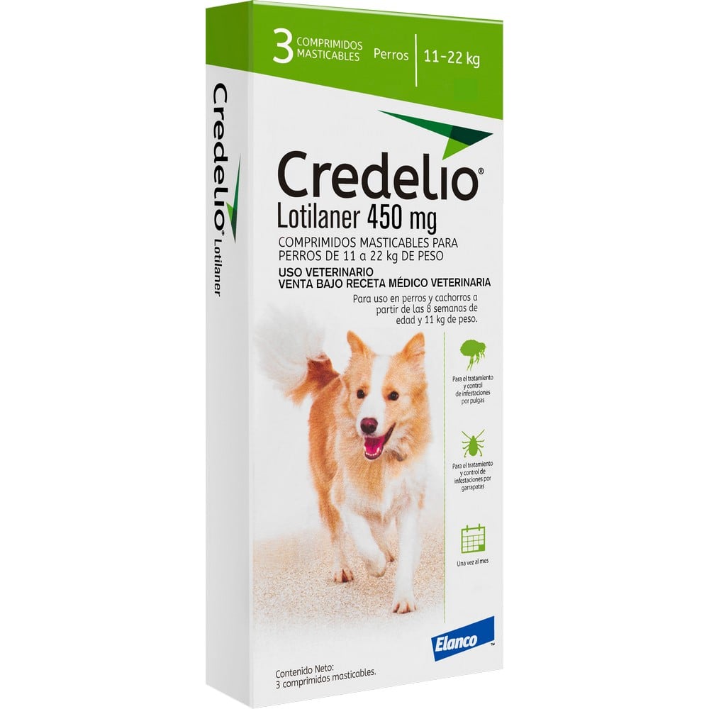 CREDELIO 450mg caini 11-22kg 3tb VERDE