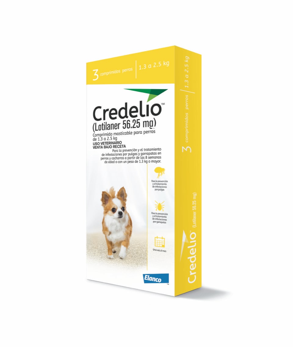 CREDELIO 56.25mg caini 1.3-2.5kg 3tb GALBEN