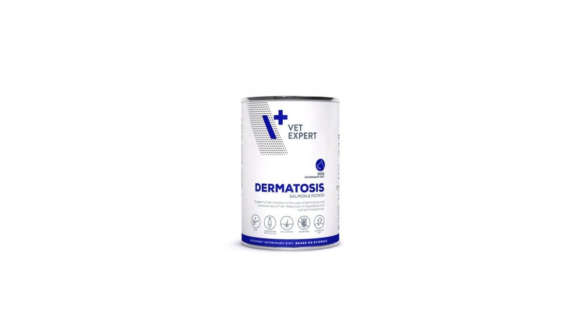 Dieta umeda DERMATOSIS DOG dedicata cainilor care sufera de intolerante alimentare. - Dermatosis Dog