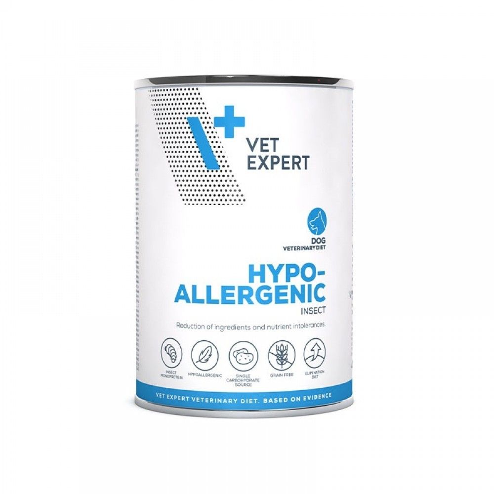 Dieta umeda HYPOALLERGENIC DOG- INSECT Hrana dietetica complete